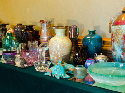 Exceptional Signed Art Glass and Pottery